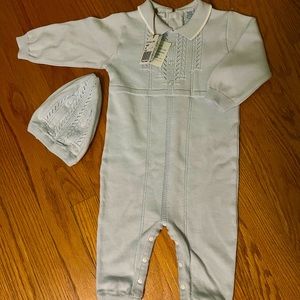 NWT Feltman Brothers Longall Baby Blue (6M)